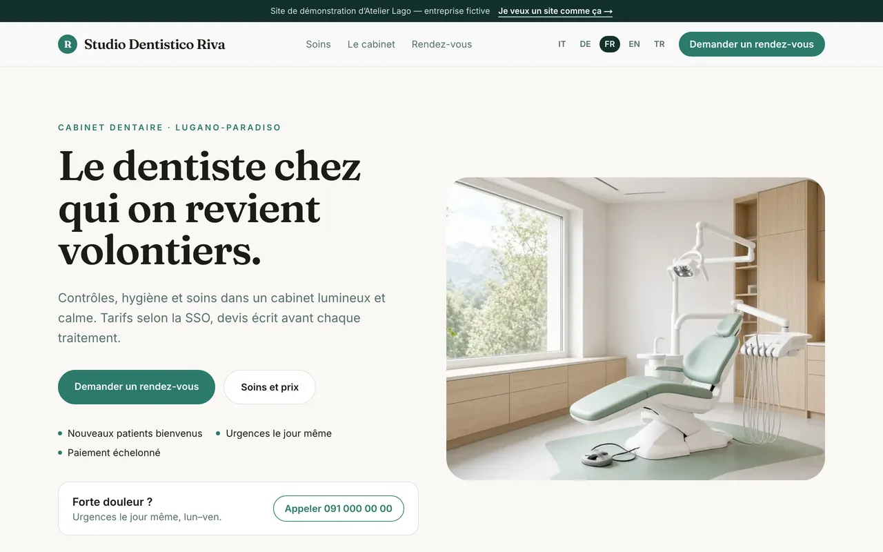 Dentiste · Studio Riva