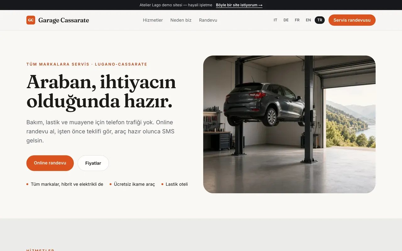Tamîrxane · Garage Cassarate