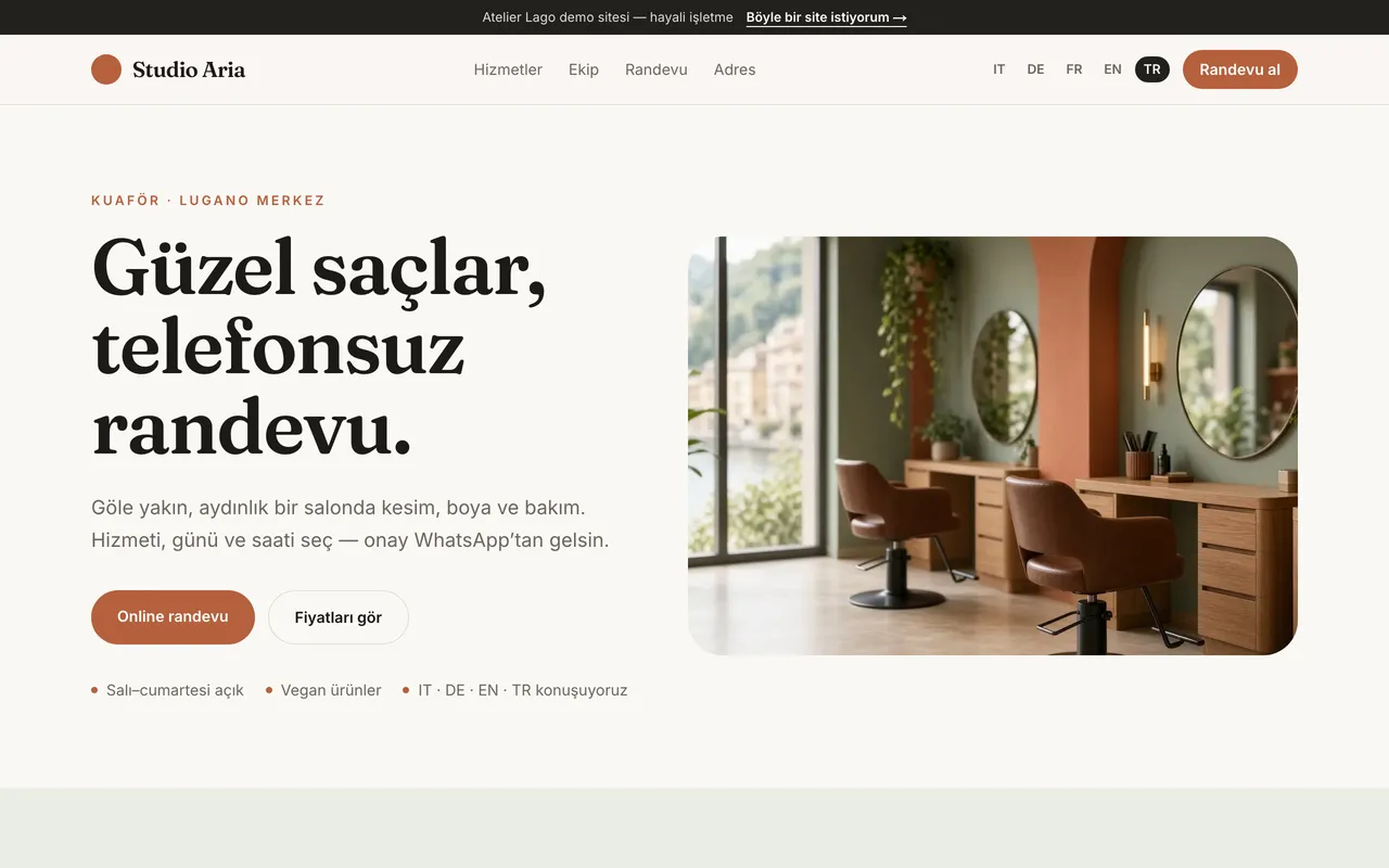 Kuafûr · Studio Aria